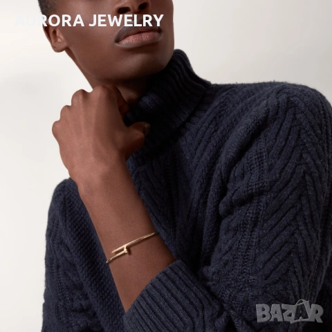 CARTIER Nail Gold Juste un Clou Small Model Унисекс Гривна Пирон, снимка 9 - Гривни - 53169829