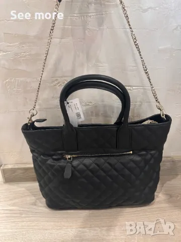 GUESS чанта в черно нова, снимка 4 - Чанти - 50329135