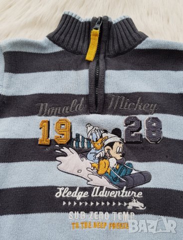 Пуловер Мики Маус на Disney 3-4 години , снимка 2 - Детски пуловери и жилетки - 34170499