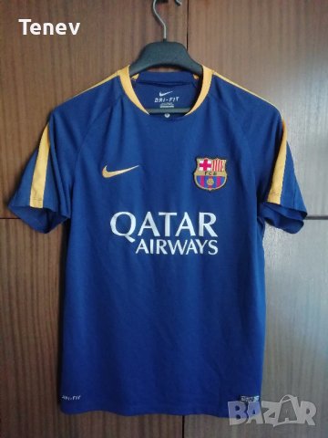 FC Barcelona Nike оригинална тренировъчна тениска фланелка Барселона 2015/2016 размер М 