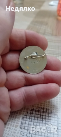 Чепел,100000 км,винтидж значка, рядка , снимка 4 - Колекции - 52416300