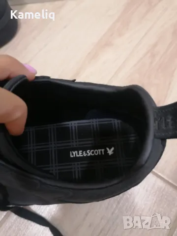 Мъжки маратонки Lyle & Scott Moncur Men Leather Sneakers, снимка 4 - Спортно елегантни обувки - 47402157