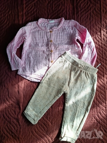 Голям лот за момиче р. 9-12м.80 , снимка 4 - Комплекти за бебе - 52592581