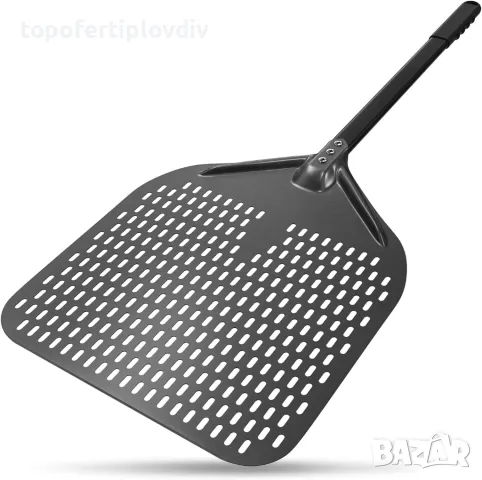 Шпатула за пица комплект  14 Inch Perforated Pizza Peel – Professional 8 inch Pizza, снимка 7 - Печки, фурни - 47410030