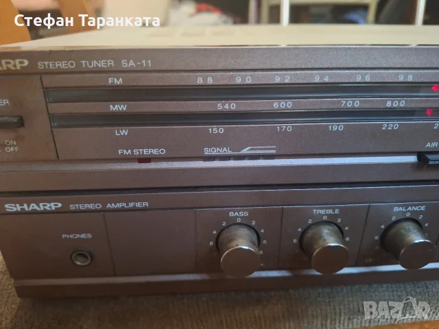 Усилвател със радио тунер SHARP , снимка 4 - Ресийвъри, усилватели, смесителни пултове - 55773987