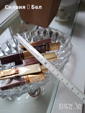 Овална кристална купа, снимка 8 - Аксесоари за кухня - 51872121