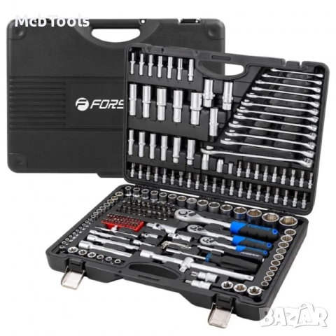 Комплект гедоре 216 части 1/4″, 3/8″ и 1/2″ FORSAGE