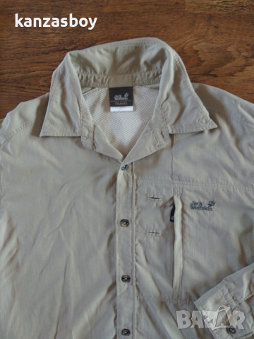 jack wolfskin travel - страхотна мъжка риза, снимка 2 - Ризи - 36425193