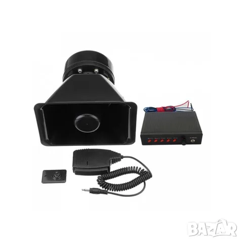 Сирена с микрофон 12 V 100 W