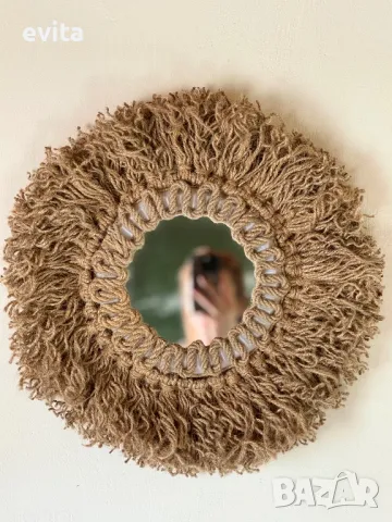 Ръчно изработено огледало в Бохо стил! , снимка 5 - Огледала - 50413096