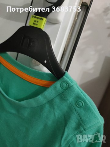 Mothercare момчешка блузка,нова с етикет  и закачалка,размер 12-18 месеца, снимка 8 - Бебешки блузки - 40440923