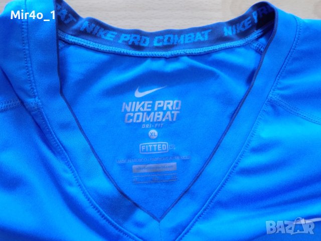 Тениска nike pro combat найк потник оригинална спортна фитнес мъжка XL, снимка 4 - Тениски - 40523154
