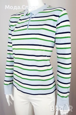 Nike Оригинална Спортна Блуза Тениска с Яка Дълъг Ръкав (L), снимка 2 - Блузи с дълъг ръкав и пуловери - 38752553