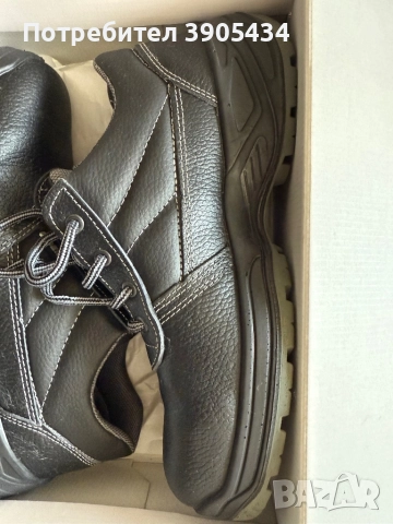 Мъжки работни обувки с метално бомбе/ естествена кожа, снимка 2 - Други - 52304689