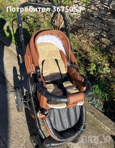 Продавам детска количка 2 в 1 – кош за новородено + летен кош, снимка 6 - Детски колички - 52527631