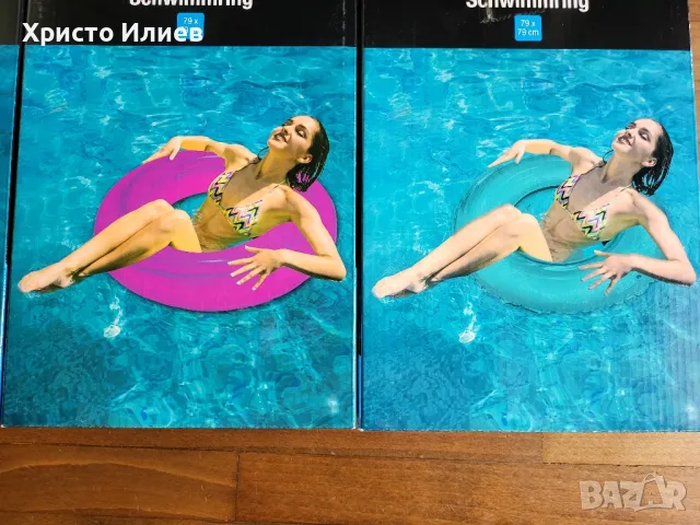 Надуваем пояс 79см - 3 цвята Розов Жълт Син, снимка 7 - Надуваеми играчки - 49930562