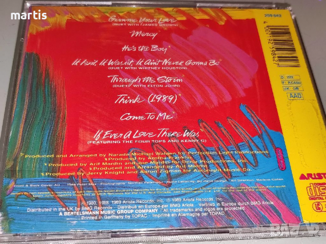  Aretha Franklin CD, снимка 3 - CD дискове - 36154837