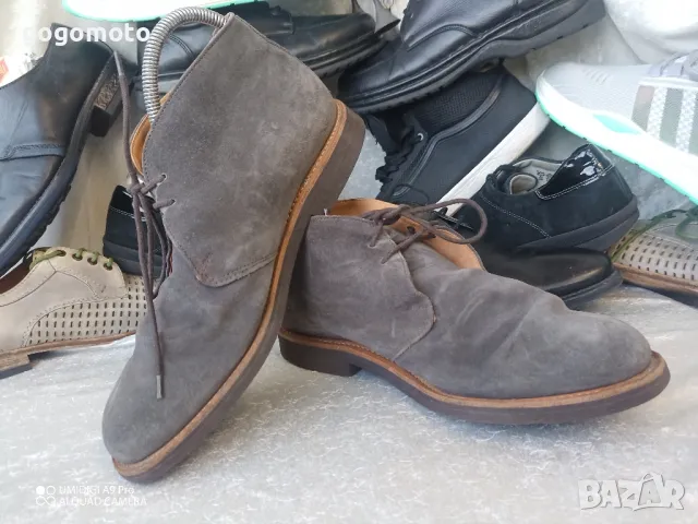 Мъжки ДИЗАЙНЕРСКИ кларкове 41 - 42, Кларкове  Mark McNairy New Amsterdam, естествена кожа, снимка 9 - Мъжки боти - 47622400