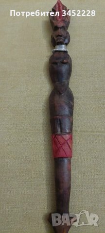 дърворезба Африка за колекционери 60см , снимка 4 - Антикварни и старинни предмети - 48446232