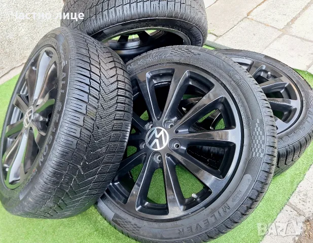 Продавам 4бр 17-ки джанти с всесезонни гуми за Фолксваген Пасат, Голф, Туран , снимка 12 - Гуми и джанти - 55772776