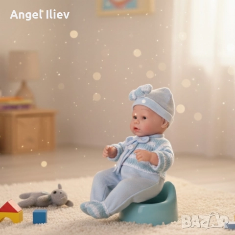 Реалистично бебе с аксесоари - 39см