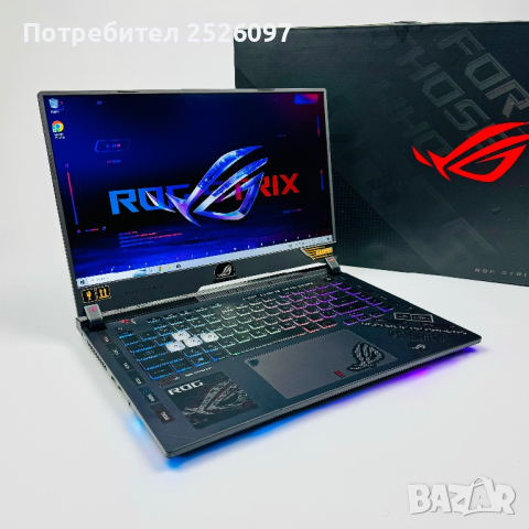 Лаптоп ASUS ROG Strix G15 144Hz, снимка 2 - Лаптопи за игри - 44526934