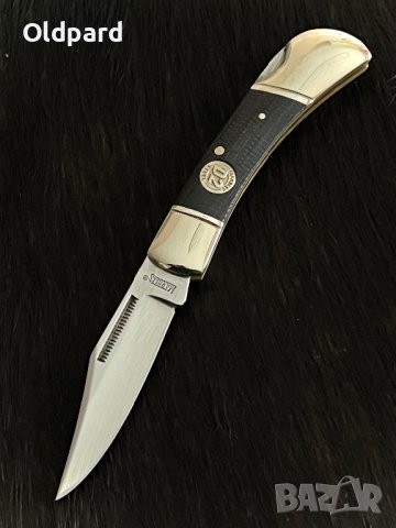 Lockback D2. Сгъваем джобен нож с едно основно острие. (MR432)