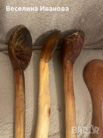 Стари дървени бъркалки , снимка 3 - Антикварни и старинни предмети - 52206168