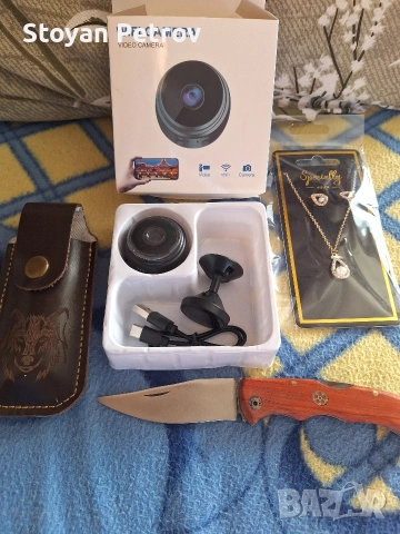 Сгъваем нож със калъфче, снимка 3 - Ножове - 52972003