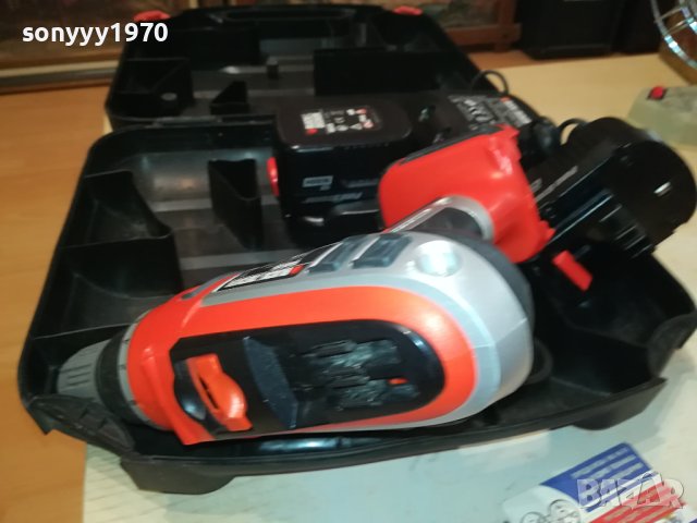 BLACK+DECKER КУФАР ЗАРЯДНО И 2 БАТЕРИИ 0108231327, снимка 8 - Бормашини - 41722716