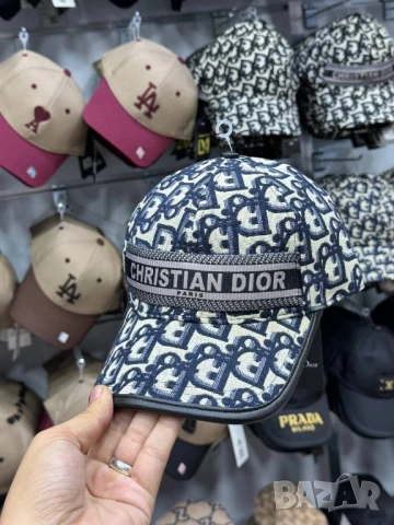 шапки с козирка prada fendi christian dior burberry , снимка 9 - Шапки - 51352805