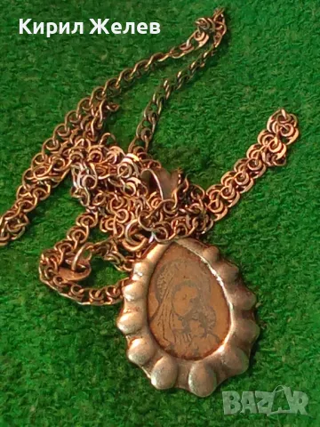 КРАСИВА СРЕБЪРНА ИКОНКА Прсв. БОГОРОДИЦА с МЛАДЕНЕЦА с ФИНА СРЕБЪРНА ВЕРИЖКА СРЕБРО 925 49830, снимка 14 - Колиета, медальони, синджири - 50136353