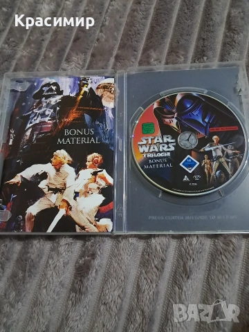 Трилогия Star Wars DVD - Междузвездни войни IV, V и VI, снимка 15 - DVD филми - 53407828