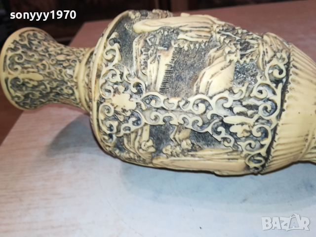 СТАРА ТЕЖКА ВАЗА ОТ ФРАНЦИЯ 1403241440, снимка 15 - Антикварни и старинни предмети - 44761828