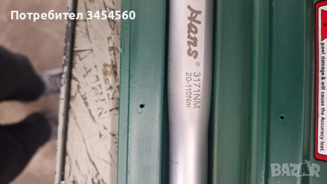 динамометричен ключ Hans 3/8, снимка 2 - Ключове - 52099067