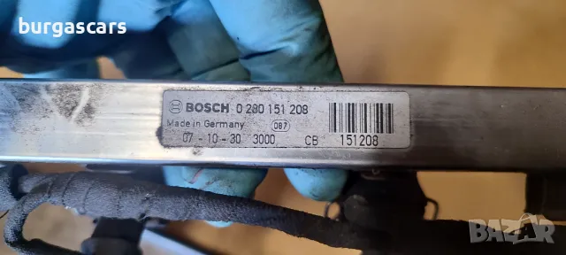 Горивна рейка дюзи 0 280 151 208  Opel Corsa D - 60лв, снимка 2 - Части - 47692867