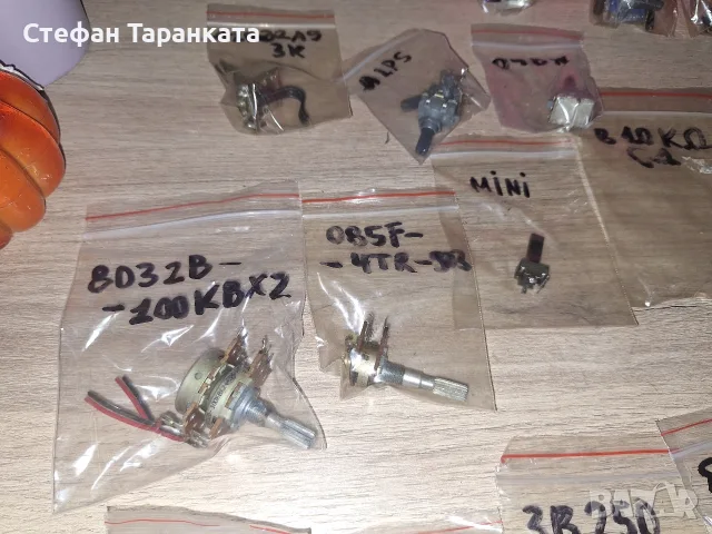 потенциометри различни видове, снимка 4 - Части и Платки - 56339647