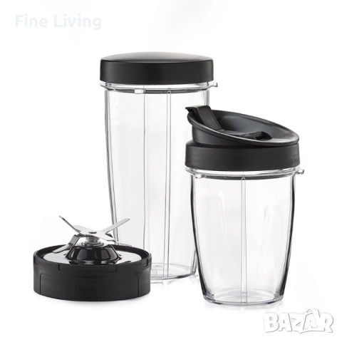 Нутри блендер Muhler, 1200W, 6 ножа, 2 чаши, Old Gold, снимка 7 - Блендери - 52144584