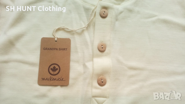 Mackenzie GRANDPA SHIRT 100% Merino Wool размер M термо блуза 100% Мерино вълна - 1691, снимка 4 - Екипировка - 52842331