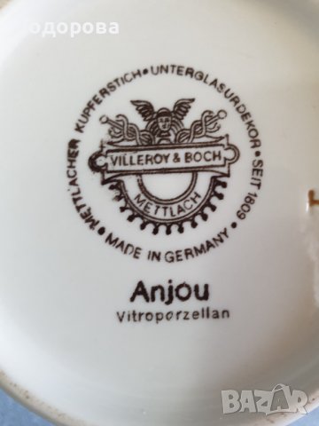 Порцеланова чаша villeroy & boch anjou., снимка 5 - Чаши - 40956843