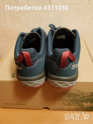 Туристически маратонки Jack Wolfskin нови, номер 41, сини, снимка 5 - Маратонки - 53402858