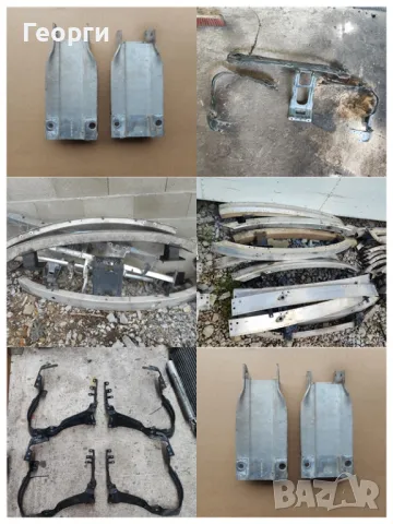 Греди буфери маски и предни и задни мостове - магарета от Мерцедес, снимка 8 - Части - 47654132