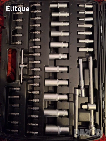 Куфар с инструменти Гедоре 172 части с 3 броя тресчотки, снимка 4 - Други стоки за дома - 52862433