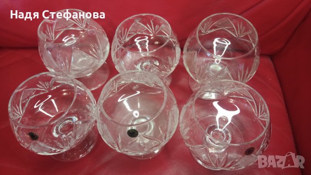 Кристални чаши за алкохол, кристална ледарка от един лот, снимка 7 - Чаши - 44164852