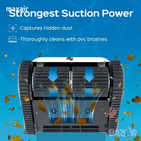 Безкабелен робот за басейни Wybot Osprey 700 (X100) * Гаранция 2 години * Безплатна доставка, снимка 9 - Други стоки за дома - 49696096