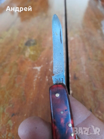 Стар джобен нож,ножче,ножка #145, снимка 5 - Други ценни предмети - 51881712