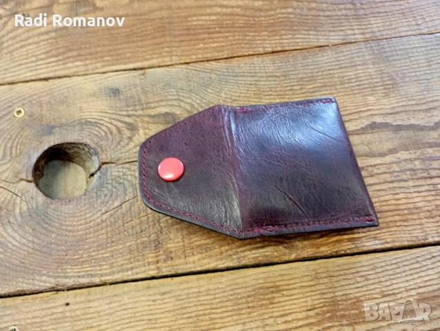 Кожено портмоне, естествена кожа , снимка 2 - Портфейли, портмонета - 53336087