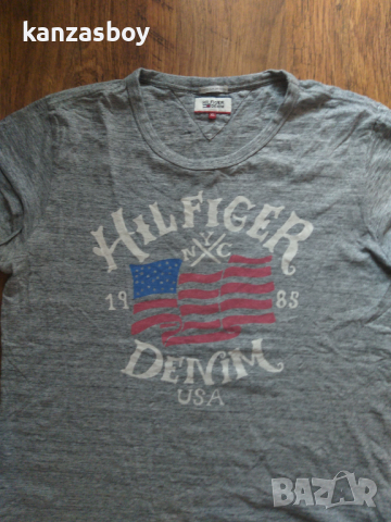 tommy hilfiger - страхотна мъжка тениска, снимка 3 - Тениски - 36261984