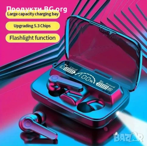 Безжични TWS Слушалки с LED Кутия и Шумопотискане, снимка 4 - Bluetooth слушалки - 50762281