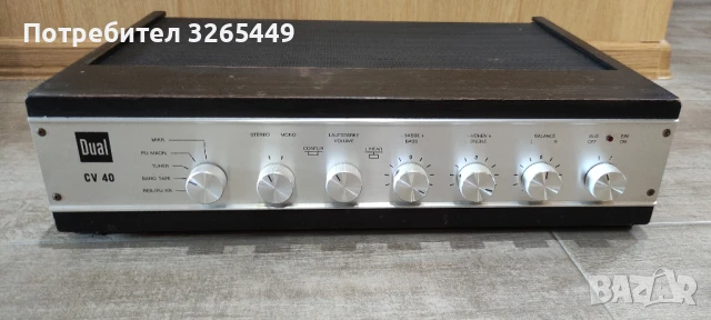 Продавам усилвател DUAL CV40 и тунер DUAL CT14, снимка 2 - Ресийвъри, усилватели, смесителни пултове - 51379552